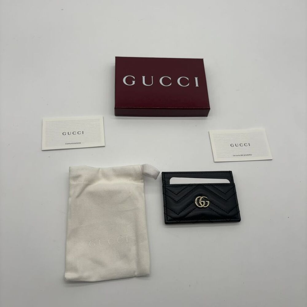 Gucci Marmont Leather Card Case